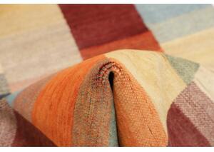 Tappeto Mosaic Geometrico Arancione Beige 87x149 Cm