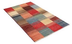 Tappeto Mosaic Patchwork Rosso Blu 88x143 Cm