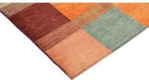 Tappeto Mosaic Geometrico Arancione Beige 87x149 Cm