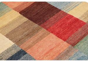 Tappeto Mosaic Patchwork Rosso Blu 88x143 Cm