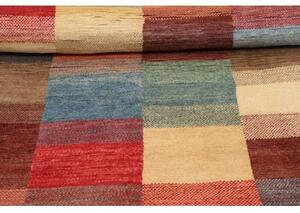 Tappeto Mosaic Patchwork Rosso Blu 88x143 Cm