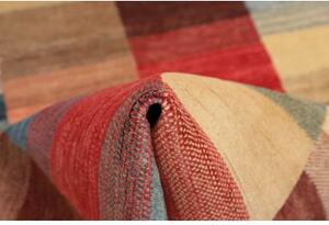 Tappeto Mosaic Patchwork Rosso Blu 88x143 Cm