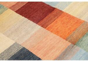 Tappeto Mosaic Geometrico Arancione Beige 87x149 Cm