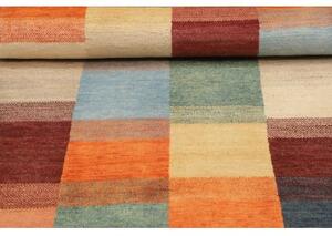 Tappeto Mosaic Geometrico Arancione Beige 87x149 Cm