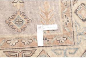 Tappeto Kazak Stilizzato Grigio Chiaro Beige Corsia 77x297 Cm