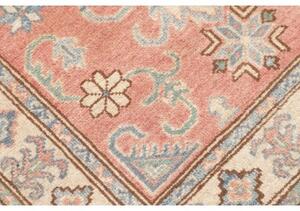 Tappeto Kazak Stilizzato Salmone Azzurro Corsia 82x290 Cm