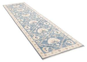 Tappeto Kazak Stilizzato Azzurro Beige Corsia 85x296 Cm