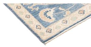Tappeto Kazak Stilizzato Azzurro Beige Corsia 85x296 Cm