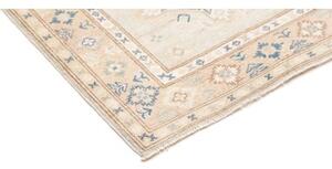 Tappeto Kazak Stilizzato Azzurro Beige Corsia 86x281 Cm