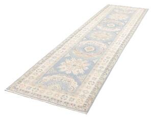 Tappeto Kazak Stilizzato Azzurro Beige Corsia 83x298 Cm