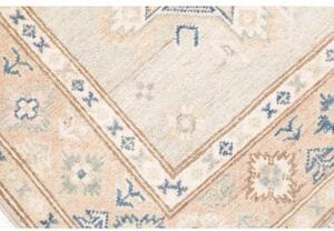 Tappeto Kazak Stilizzato Azzurro Beige Corsia 86x281 Cm