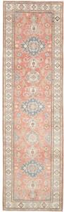 Tappeto Kazak Stilizzato Salmone Azzurro Corsia 82x290 Cm