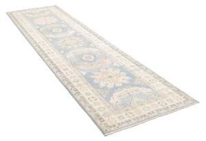 Tappeto Kazak Stilizzato Azzurro Beige Corsia 83x298 Cm