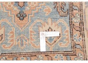 Tappeto Kazak Stilizzato Azzurro Avorio Corsia 93x373 Cm