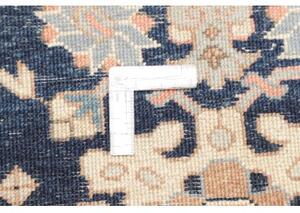 Tappeto Kazak Stilizzato Blu Scuro Beige Corsia 83x286 Cm