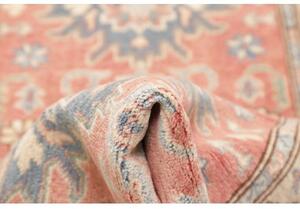 Tappeto Kazak Stilizzato Salmone Azzurro Corsia 82x290 Cm