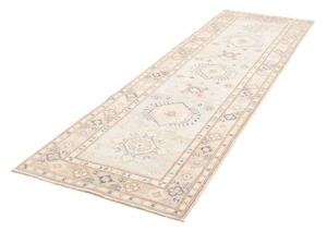 Tappeto Kazak Stilizzato Azzurro Beige Corsia 86x281 Cm
