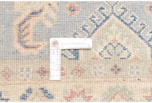 Tappeto Kazak Stilizzato Azzurro Beige Corsia 83x298 Cm