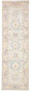 Tappeto Kazak Stilizzato Azzurro Beige Corsia 86x281 Cm
