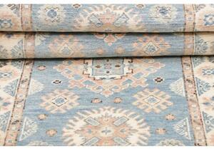 Tappeto Kazak Stilizzato Azzurro Beige 84x185 Cm