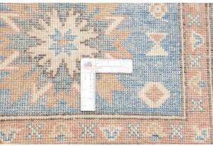 Tappeto Kazak Stilizzato Celeste Beige Corsia 82x583 Cm