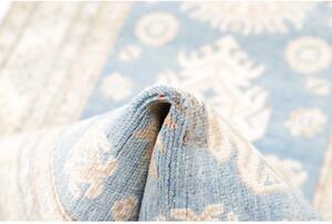 Tappeto Kazak Stilizzato Celeste Beige Corsia 82x583 Cm