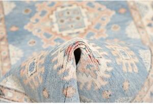 Tappeto Kazak Stilizzato Azzurro Beige 84x185 Cm