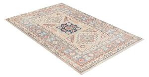 Tappeto Kazak Geometrico Azzurro Beige 103x155 Cm
