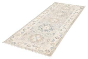 Tappeto Kazak Stilizzato Beige Azzurro 79x191 Cm