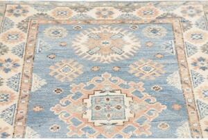 Tappeto Kazak Stilizzato Azzurro Beige 84x185 Cm