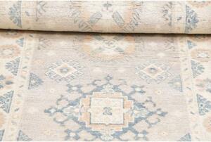 Tappeto Kazak Stilizzato Beige Azzurro 79x191 Cm
