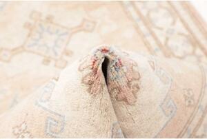 Tappeto Kazak Stilizzato Rosa Antico Beige Corsia 79x604 Cm