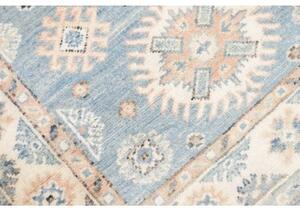 Tappeto Kazak Stilizzato Azzurro Beige 84x185 Cm