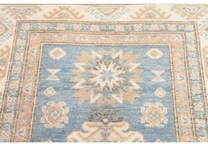 Tappeto Kazak Stilizzato Celeste Beige Corsia 82x583 Cm
