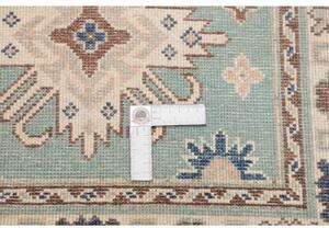 Tappeto Kazak Stilizzato Azzurro Chiaro Beige Corsia 79x201 Cm