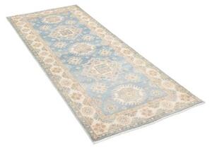 Tappeto Kazak Stilizzato Celeste Avorio 79x191 Cm
