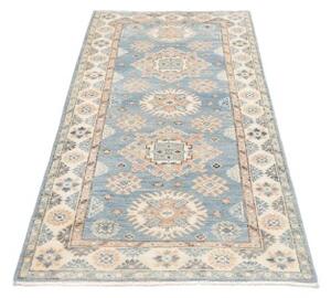 Tappeto Kazak Stilizzato Azzurro Beige 84x185 Cm