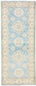 Tappeto Kazak Stilizzato Celeste Avorio 79x191 Cm