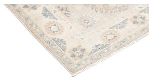 Tappeto Kazak Stilizzato Beige Azzurro 79x191 Cm