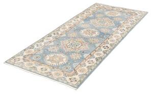 Tappeto Kazak Stilizzato Azzurro Beige 84x185 Cm
