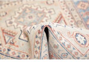 Tappeto Kazak Geometrico Azzurro Beige 103x155 Cm