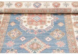 Tappeto Kazak Stilizzato Azzurro Beige 99x152 Cm