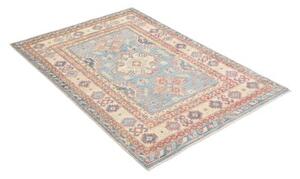 Tappeto Kazak Stilizzato Azzurro Beige 101x149 Cm