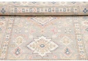 Tappeto Kazak Geometrico Azzurro Beige 99x155 Cm