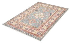 Tappeto Kazak Stilizzato Azzurro Beige 101x149 Cm
