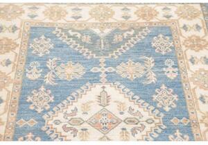 Tappeto Kazak Stilizzato Azzurro Avorio 101x145 Cm