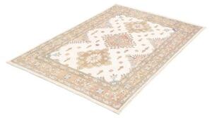 Tappeto Kazak Stilizzato Avorio Tortora 102x145 Cm
