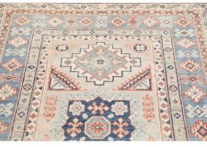 Tappeto Kazak Geometrico Azzurro Beige 103x155 Cm