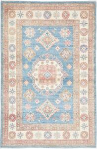 Tappeto Kazak Stilizzato Azzurro Beige 99x152 Cm