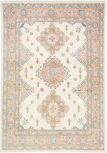 Tappeto Kazak Stilizzato Avorio Tortora 102x145 Cm
